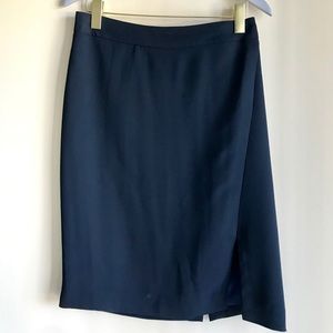 Talbots Navy Pencil Skirt Size 16 Petite